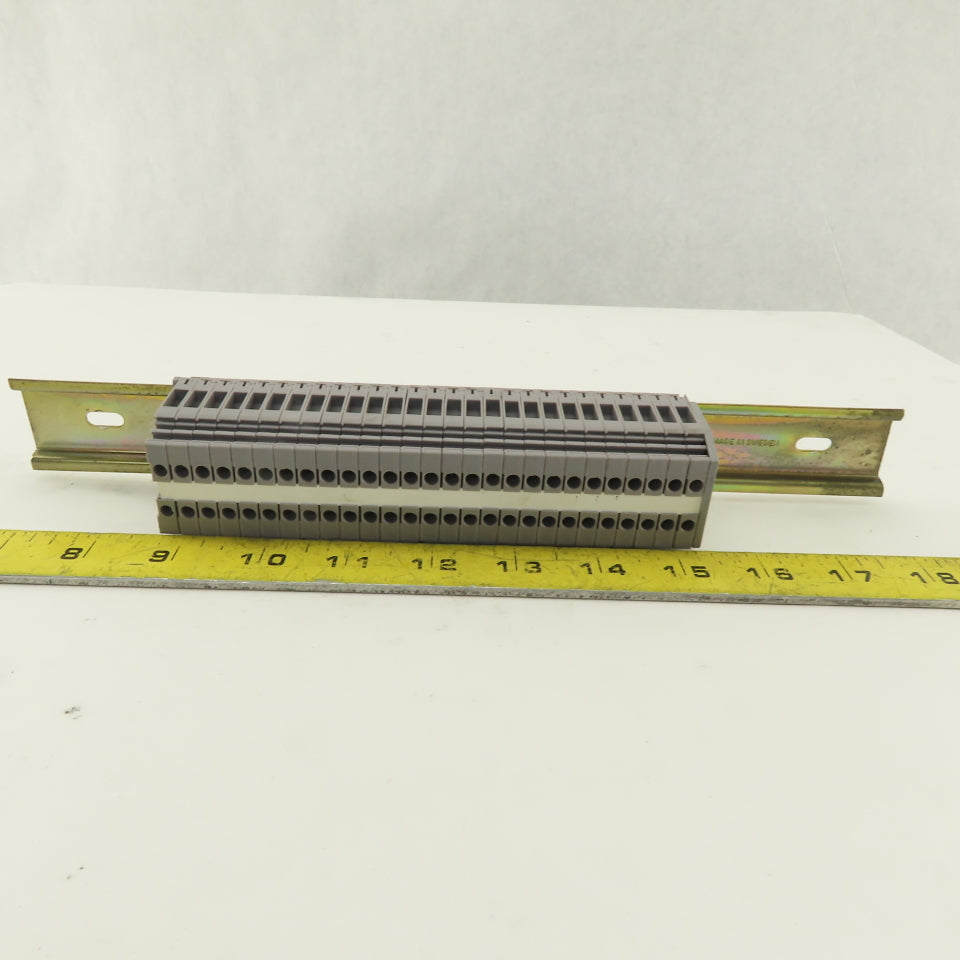 Entrelec M4/6-5116 600V Wire Terminal Block Lot Of 29