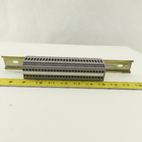 Entrelec M4/6-5116 600V Wire Terminal Block Lot Of 29