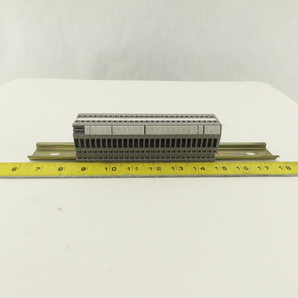 Entrelec M4/6-5116 600V Wire Terminal Block Lot Of 29