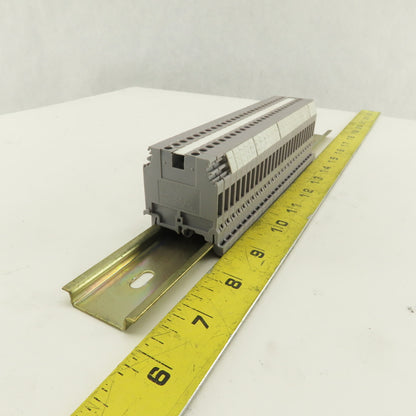 Entrelec M4/6-5116 600V Wire Terminal Block Lot Of 29
