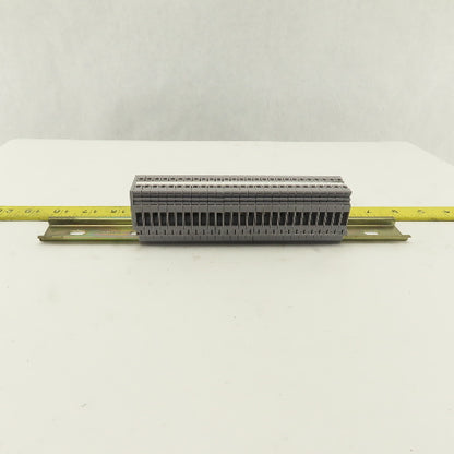 Entrelec M4/6-5116 600V Wire Terminal Block Lot Of 29