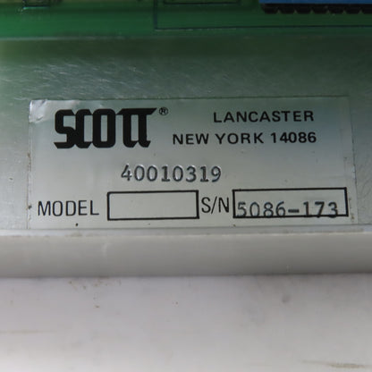 Scott Gas Detection 40010319 % LFL Monitoring System Controls