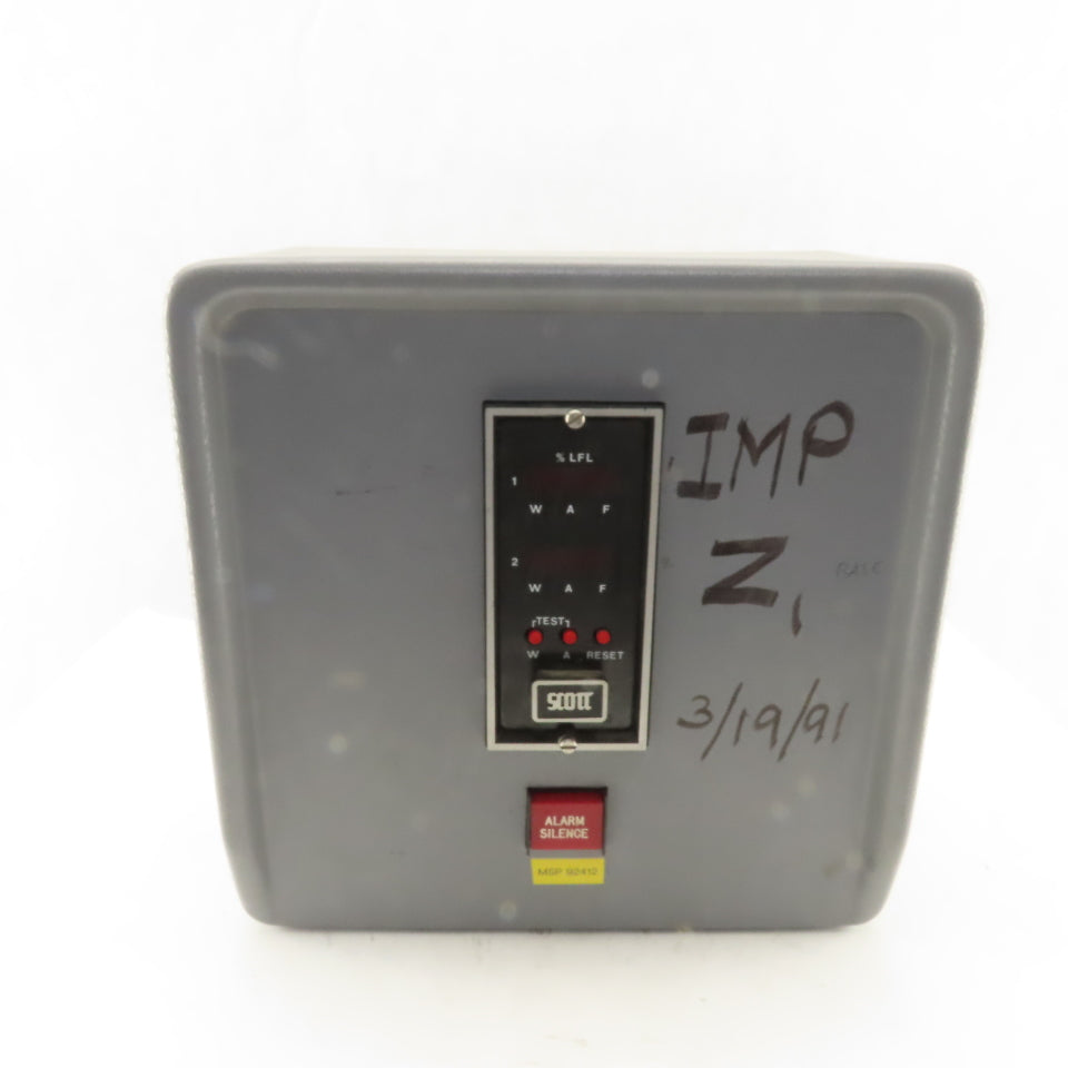 Scott Gas Detection 40010319 % LFL Monitoring System Controls