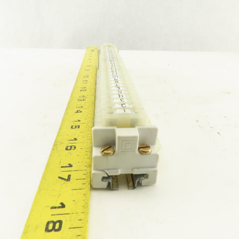 Square D Class 9080 GM3B Wire Terminal Block Rail Mount Lot Of 34