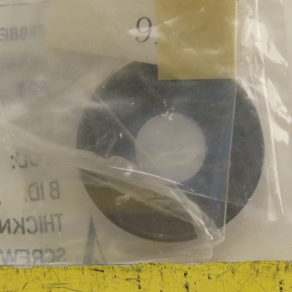 Accurate 4MZU7 3/8" Stainless Steel Silicone Cushion Sealing Washer Lot Of 6