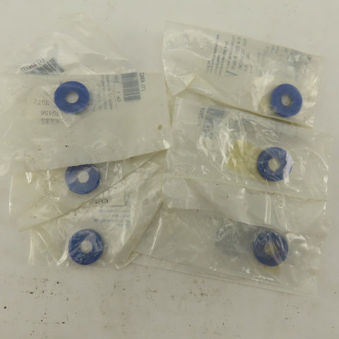 Accurate 4MZU7 3/8" Stainless Steel Silicone Cushion Sealing Washer Lot Of 6