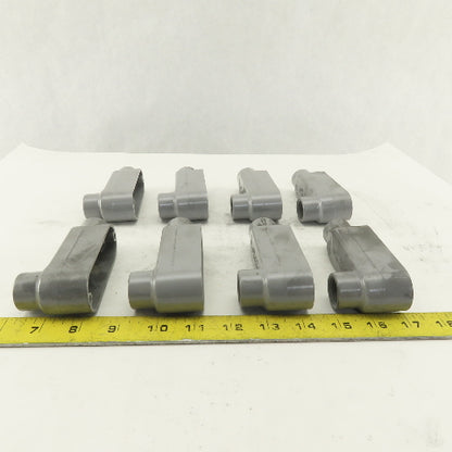 1/2" Trade Threaded Aluminum Conduit LB Body Lot of 8