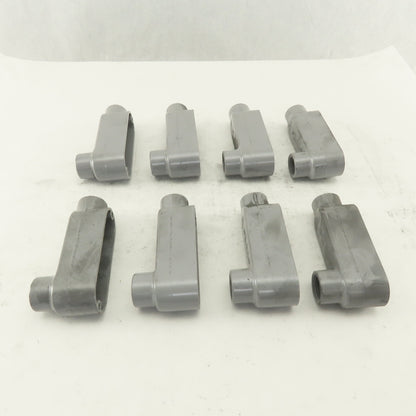 1/2" Trade Threaded Aluminum Conduit LB Body Lot of 8