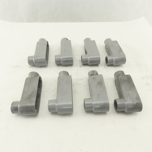 1/2" Trade Threaded Aluminum Conduit LB Body Lot of 8