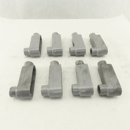 1/2" Trade Threaded Aluminum Conduit LB Body Lot of 8