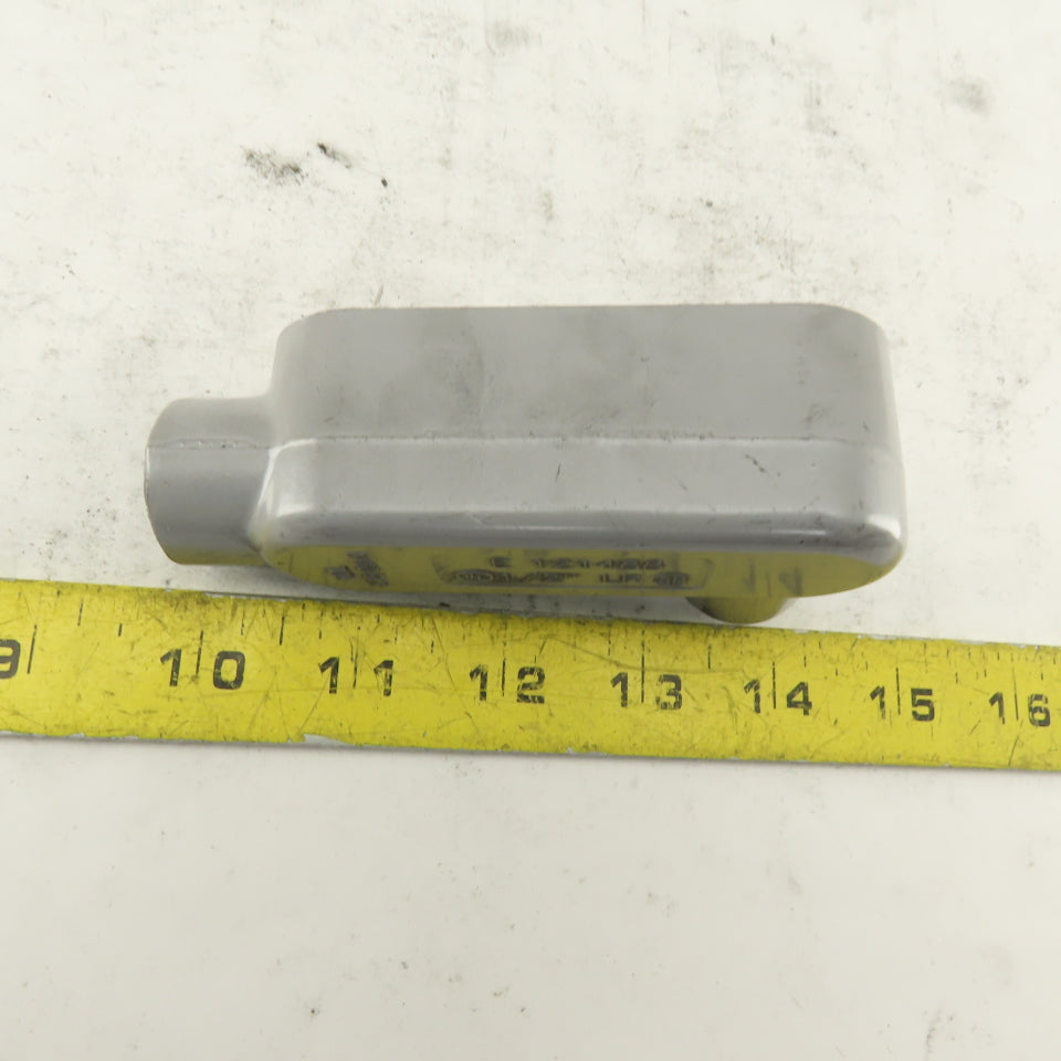 1/2" Trade Threaded Aluminum Conduit LR Body Lot of 6