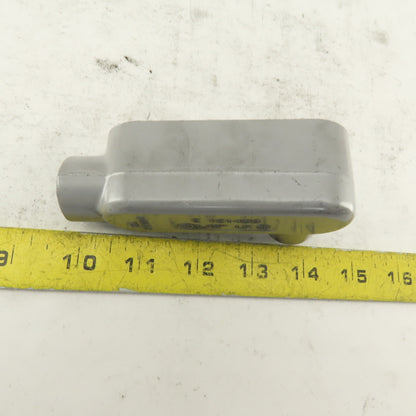 1/2" Trade Threaded Aluminum Conduit LR Body Lot of 6