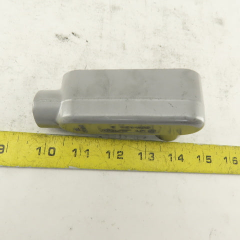 1/2" Trade Threaded Aluminum Conduit LR Body Lot of 6