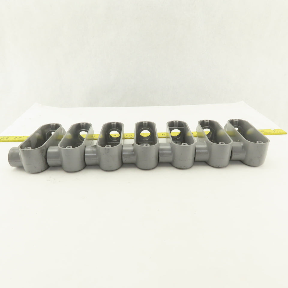 3/4" Trade Threaded Aluminum Conduit LL Body Lot of 7