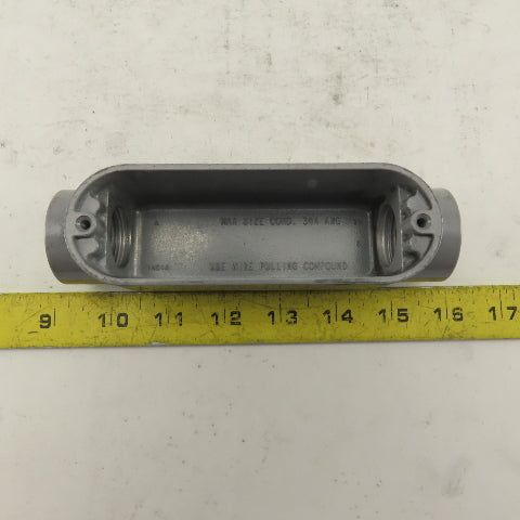 1" Trade Threaded Aluminum Conduit C Body Lot of 7