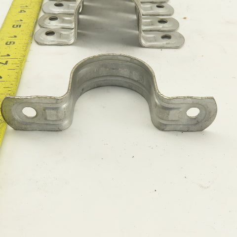 Minerallac 270 1-1/4" Two -Hole Strap Clamp Zinc Plated Lot of 10