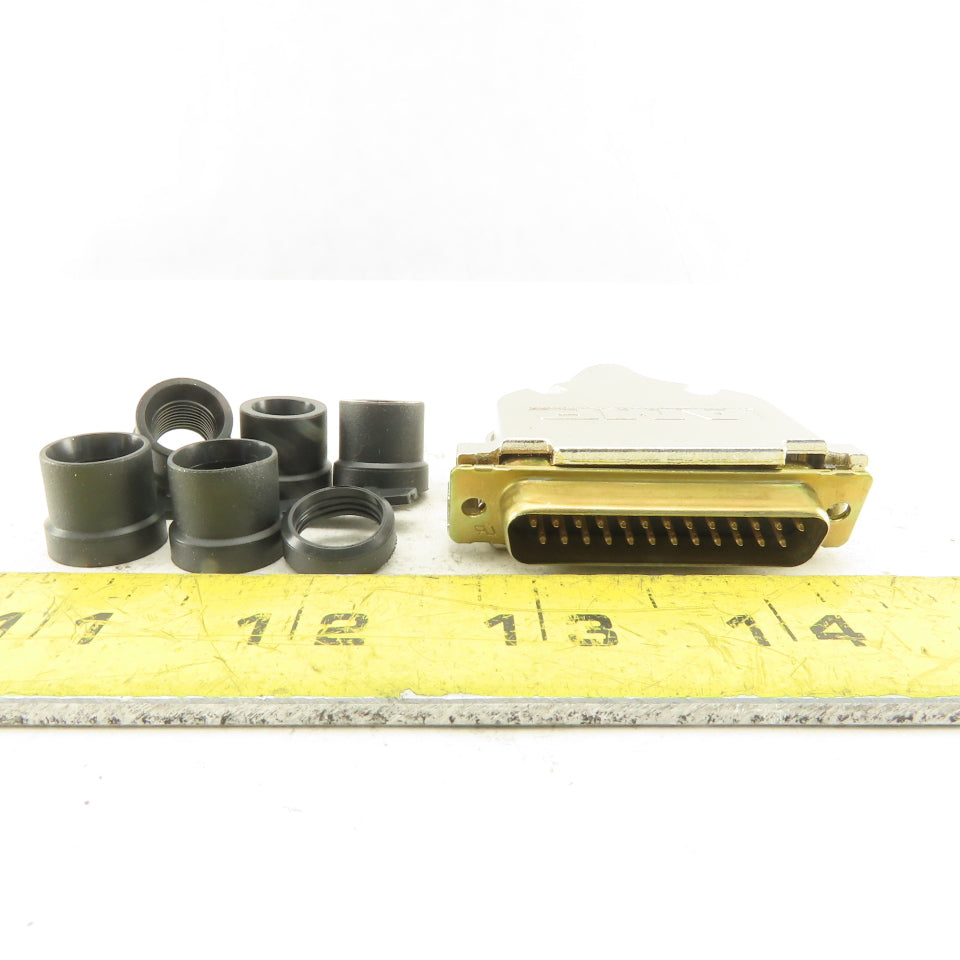 AMP 0748676-3 25 Pin Male Serial Connector And Plug Body Kit
