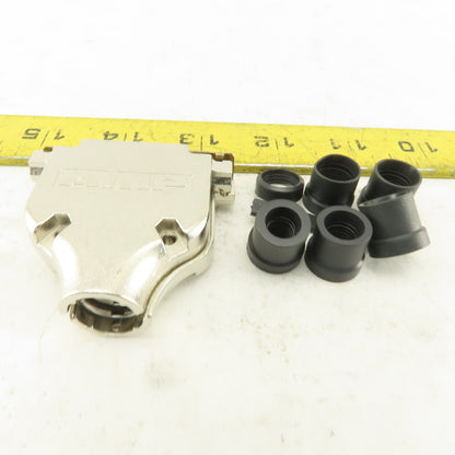 AMP 0748676-3 25 Pin Male Serial Connector And Plug Body Kit