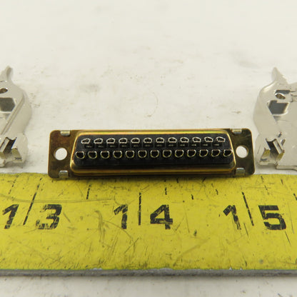 AMP 0748676-3 25 Pin Male Serial Connector And Plug Body Kit
