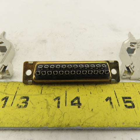 AMP 0748676-3 25 Pin Male Serial Connector And Plug Body Kit