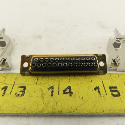 AMP 0748676-3 25 Pin Male Serial Connector And Plug Body Kit