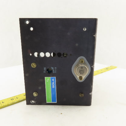 Sola 83-24-225-2 120V Primary 24VDC Secondary Regulated Power Supply 50-400Hz