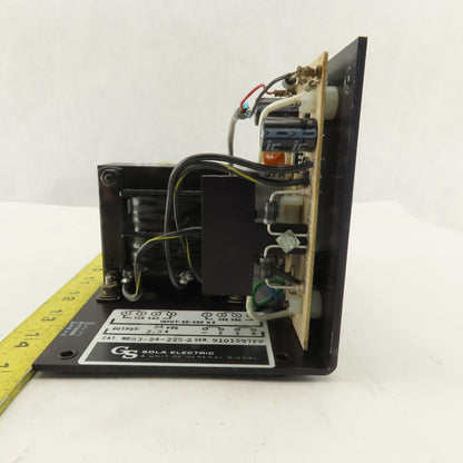 Sola 83-24-225-2 120V Primary 24VDC Secondary Regulated Power Supply 50-400Hz