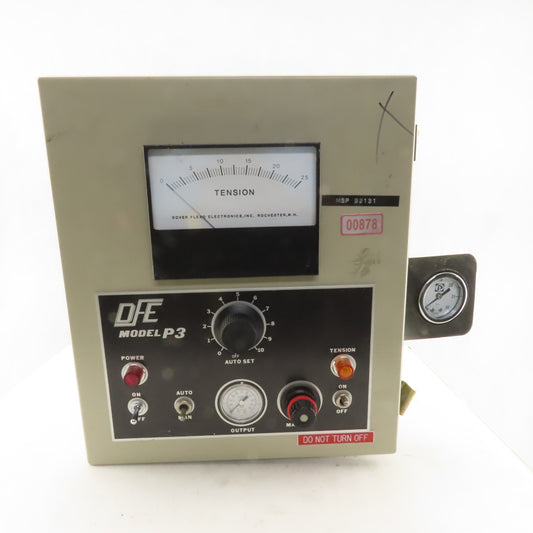 Dover Flexo P3 Textile Web Printing Manufacturing Tension Control System