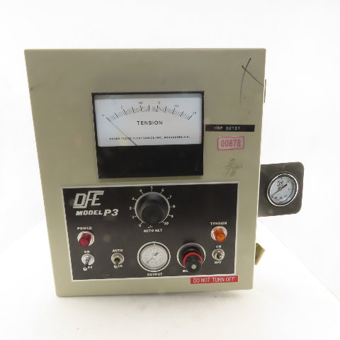 Dover Flexo P3 Textile Web Printing Manufacturing Tension Control System