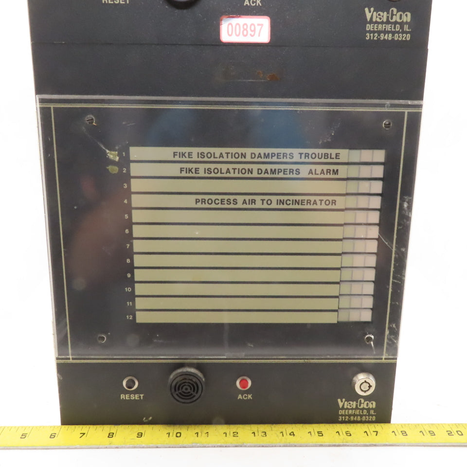 Electro-Con Visi-Con Multi Process Monitor System Control Alarm 120V