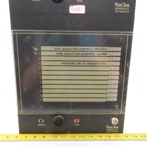 Electro-Con Visi-Con Multi Process Monitor System Control Alarm 120V