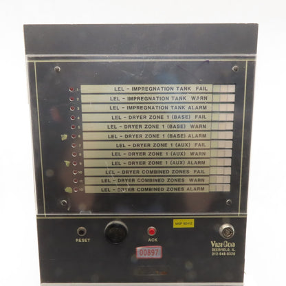 Electro-Con Visi-Con Multi Process Monitor System Control Alarm 120V