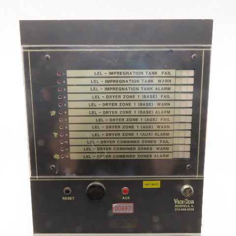 Electro-Con Visi-Con Multi Process Monitor System Control Alarm 120V