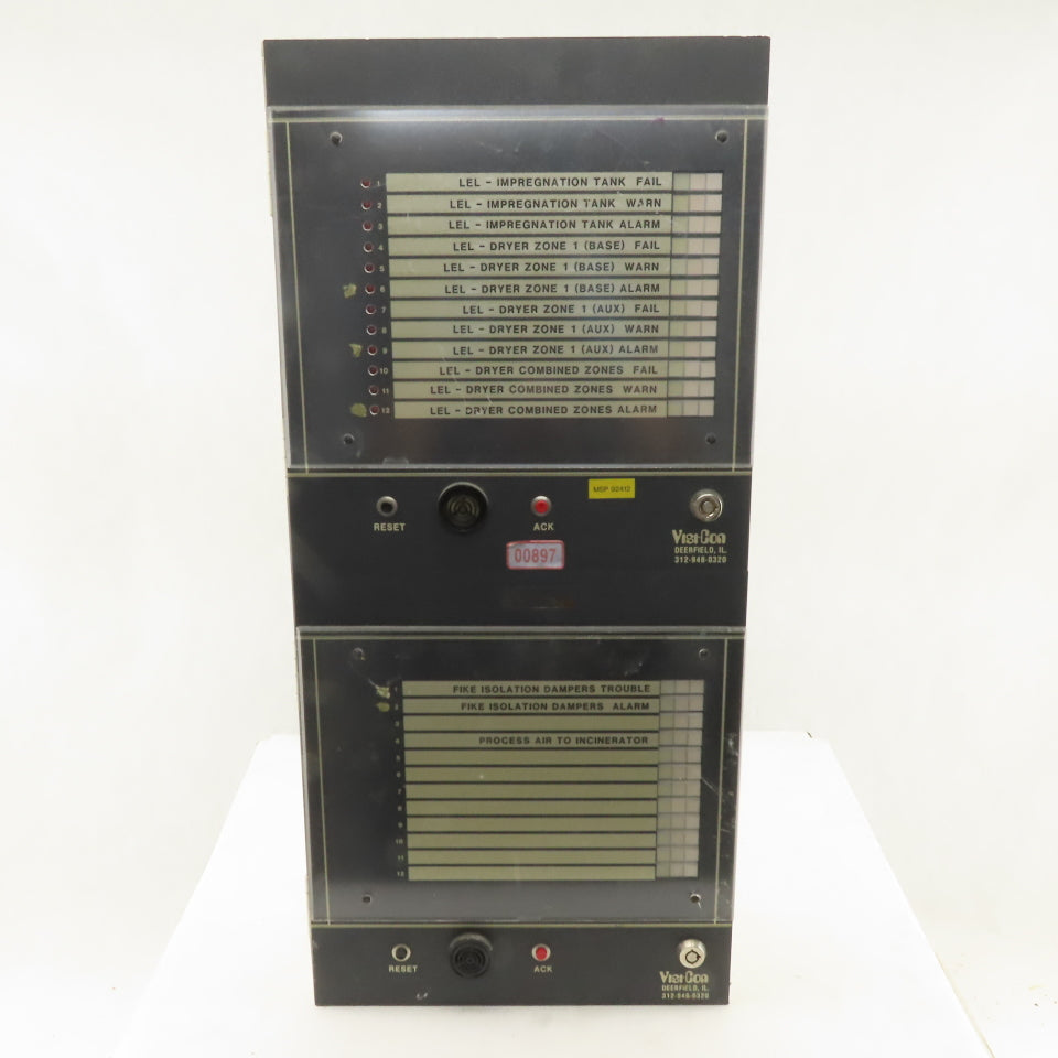 Electro-Con Visi-Con Multi Process Monitor System Control Alarm 120V