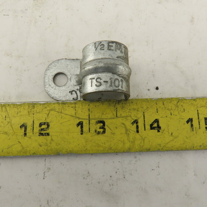 1-Hole 1/2" EMT Conduit Strap Lot of 50