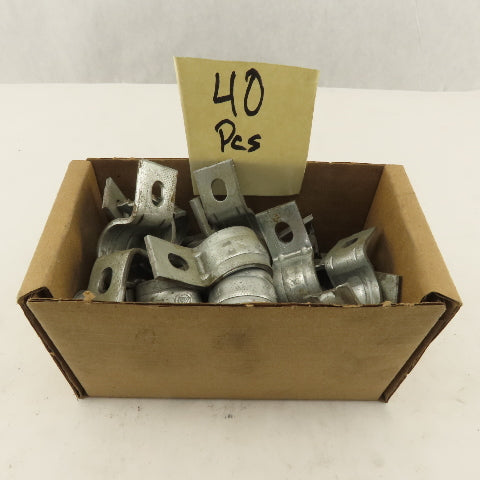 1-Hole 1/2" EMT Heavy Duty Conduit Strap Lot of 40