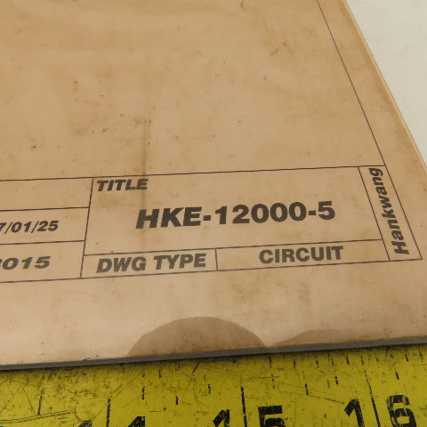 Hankwang FC3015 Siemens 840D HKE-12000-5 Electrical Circuit Manual CNC Laser