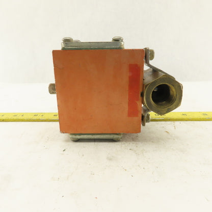 Gemini A90BD-R 1/2" Pneumatic Actuator Controlled Brass Ball Valve