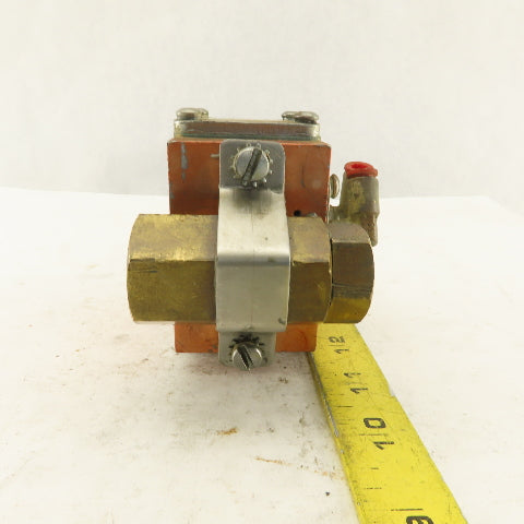 Gemini A90BD-R 1/2" Pneumatic Actuator Controlled Brass Ball Valve