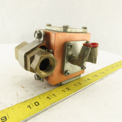 Gemini A90BD-R 1/2" Pneumatic Actuator Controlled Brass Ball Valve