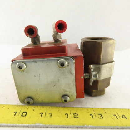 Gemini A90BD-R 3/4" Pneumatic Actuator Controlled Brass Ball Valve