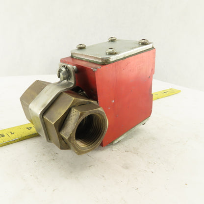 Gemini A90BD-R 3/4" Pneumatic Actuator Controlled Brass Ball Valve