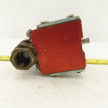 Gemini A90BD-R 3/4" Pneumatic Actuator Controlled Brass Ball Valve