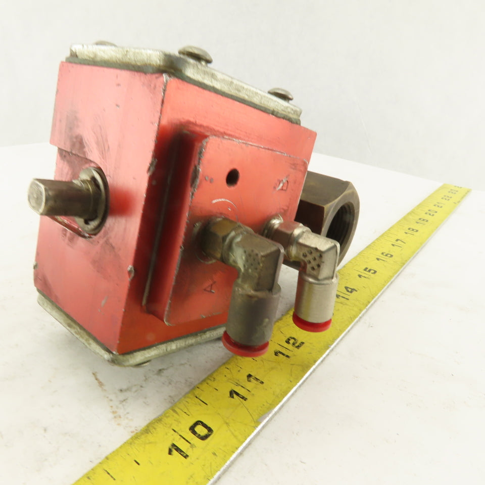 Gemini A90BD-R 3/4" Pneumatic Actuator Controlled Brass Ball Valve
