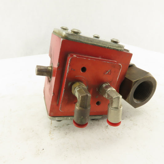 Gemini A90BD-R 3/4" Pneumatic Actuator Controlled Brass Ball Valve