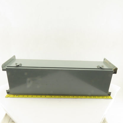 6" x 6" Flange Wire Way Gutter Lay In  24" Section W/ 2" Liquatite Connections