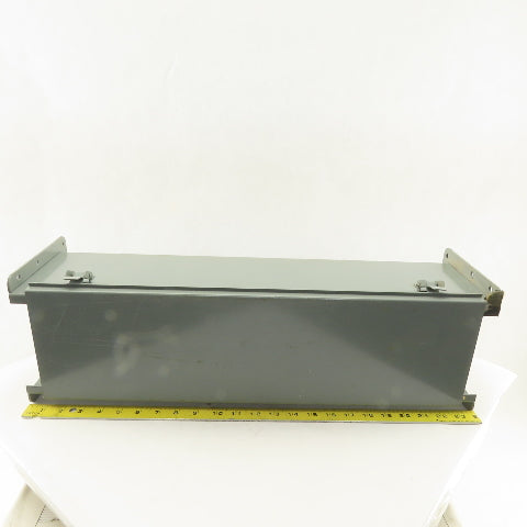 6" x 6" Flange Wire Way Gutter Lay In  24" Section W/ 2" Liquatite Connections
