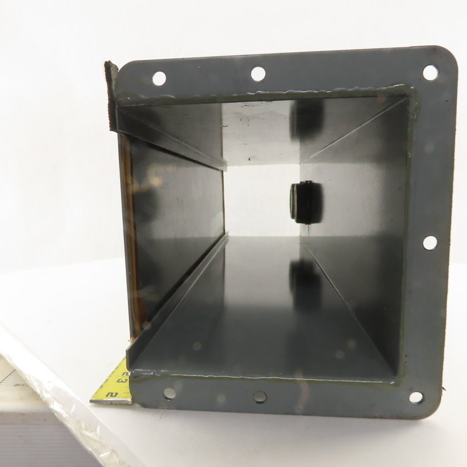 6" x 6" Flange Wire Way Gutter Lay In  24" Section W/ 2" Liquatite Connections