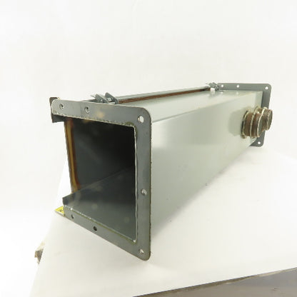 6" x 6" Flange Wire Way Gutter Lay In  24" Section W/ 2" Liquatite Connections
