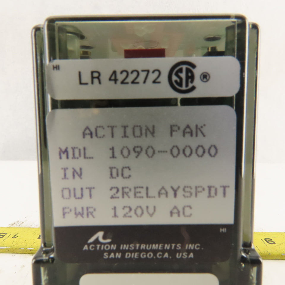 Action Instruments 1090-0000 Action Pak 120V 2 Relay DC SPDT Limit Alarm